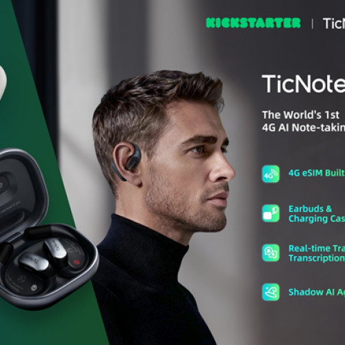 �������ʷ���ȫ���׿�4G AI¼������TicNote Pods����